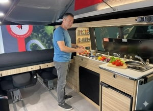Cuisiner dans un van